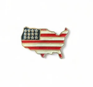 Vintage American Flag Enamel Pin - Picture 1 of 2