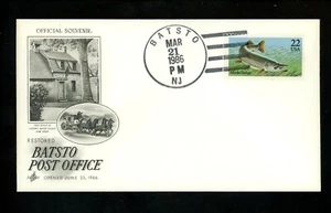 US FDC #2205-2209 Artcraft 1986 Batsto NJ Fish Unofficial Set of 5 - Picture 1 of 12