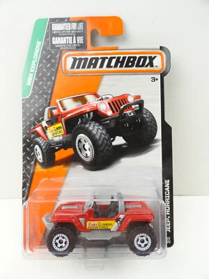2015 Matchbox #116 Jeep Hurricane (Red Rick’s Climbing Adventures) - Image 1 of 4