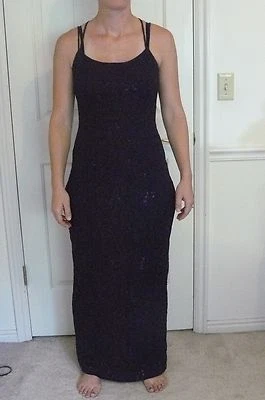 Steppin Out "VESTIDO FORMAL/PROMOCIÓN/NOCHE/BODA CIRUELA" Talla 11/12 Foto 1 de 4