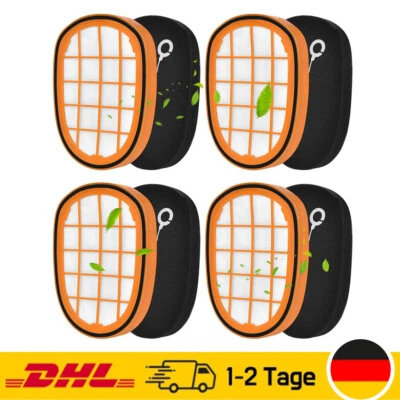 MARKENLOS 4x Filter für Philips FC5005/01 SpeedPro Max Akkusauger XC8045/01 XC7042/01