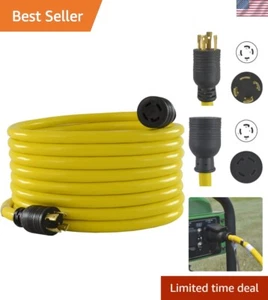 Cable generador L14-30 30 Amp 4 clavijas extra resistente, listado por UL 50 pies - Imagen 1 de 5
