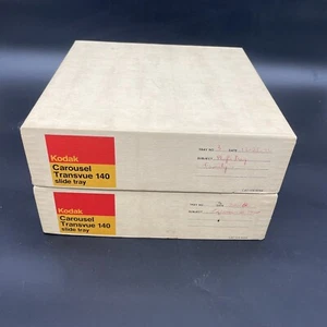 Bandejas deslizantes Kodak Carousel Transvue 140 con cajas - Juego de 2 - Imagen 1 de 5