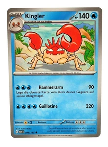 Pokemon Karte: Kingler 099/165 Pokemon 151 MEW Deutsch NM - Bild 1 von 1