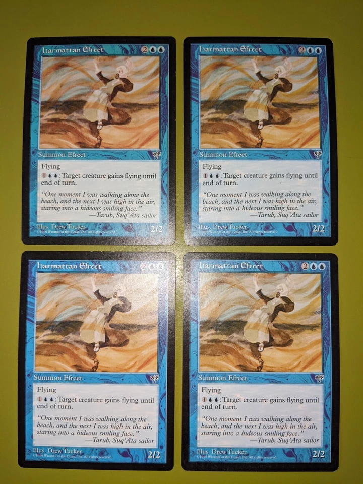 Harmattan Efreet x4 Mirage 4x Magic the Gathering MTG - Image 1 of 1