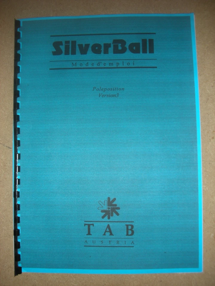 manuel borne d'arcade Silverball TAB - Photo 1/1