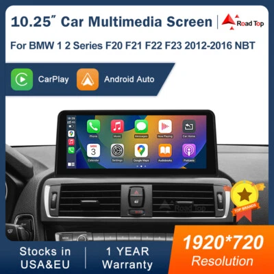 Wireless CarPlay GPS Linux Touch Screen For BMW 1 2 Series F20 F21 F22 2012-2016 - Image 1 of 4