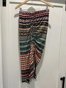 Preen by Thornton Begazzi Pull On Ruched Front Slit Skirt Size M - Original - Picture 1 of 10