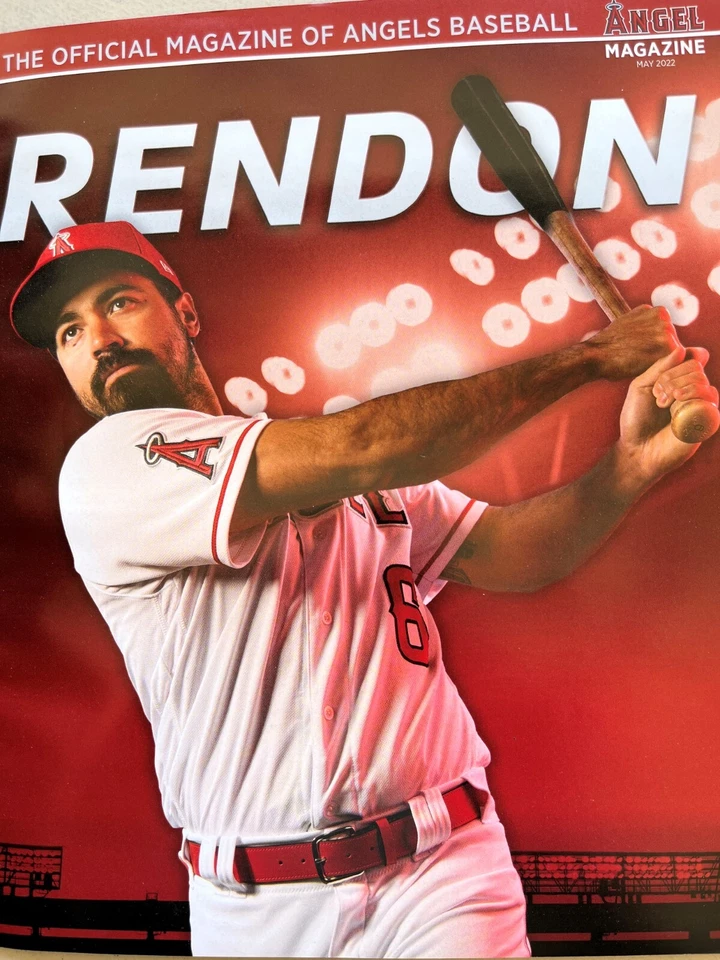 2022 LA ANGELS YEARBOOK MAGAZINE RENDON VOLUME 19 #2 WORLD SERIES CHAMPIONS - Image 1 of 1
