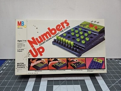 Milton Bradley NUMBERS UP Game Vintage 1975  Game.. COMPLETE AND TESTED.. - Image 1 of 4