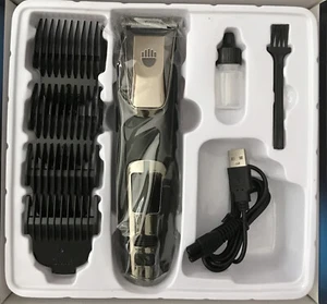 2er Pack Herren Elektrische Haarschneidemaschine Kabellos Trimmer Pflege Haarschneidemaschine - Bild 1 von 3