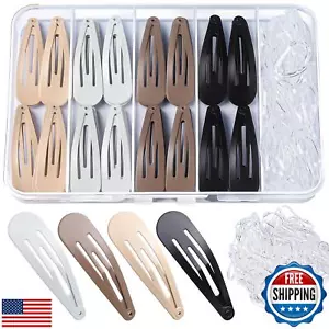 Teenitor 148pcs Snap Hair Clips, 48pcs Hair Barrettes Hair Clips 100pcs Hair - Picture 1 of 5