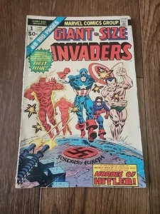 Marvel GIant Size Invaders 68 Big Pages Comic Book 1975 #1 - Picture 1 of 2