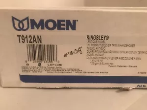 Moen T912AN Kingsley Two-Handle Low Arc Roman Tub Faucet Hand Shower Nickel READ - Picture 1 of 18