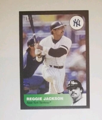 Reggie Jackson 2019 Topps On Demand #21 Reflections Black Parallel 05/10 - Image 1 of 2