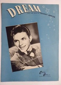DREAM Sheet Music FRANK SINATRA 1945 Johnny Mercer - Picture 1 of 2