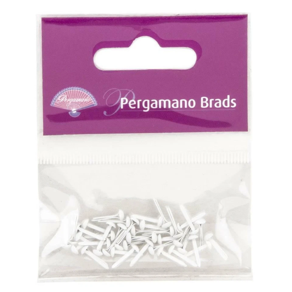 PERGAMANO Embellishments BRADS PER-AC 40 x 3mm or 4mm