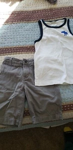 Jungen Seventy Seven Shorts Größe 7 und Abercrombie Muscle Tanktop - Bild 1 von 4