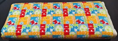 SESAME STREET BEGINING SOCCER THEME FLANEL FABRIC 15 Yards By SPECTRIX-VINTAGE - Image 1 of 4