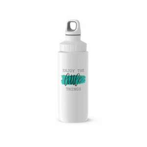 EMSA Drink2Go Drinking Bottle Water Bottle Stainless Steel White Little thing... - Picture 1 of 5