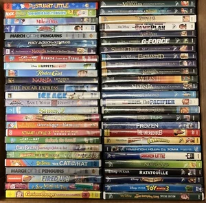 Huge 50+ Kids DVD lot | Mostly DISNEY mix /w Assorted Children's titles - Imagen 1 de 5