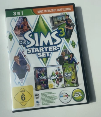 Neu - Die Sims 3 von EA - Starter Set, PC / Mac 2013, DVD Late Night Luxus - Bild 1 von 4