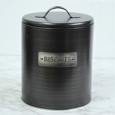 grey biscuit jar