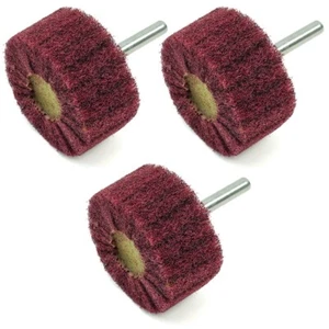 (3) 2" Cleaning Wheels 400 Grit | Abrasive Polishing Buffing Die Grinder Drill - Picture 1 of 2