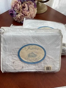 Keeco Embroidered Cotton Flat Sheet Full size - Picture 1 of 7