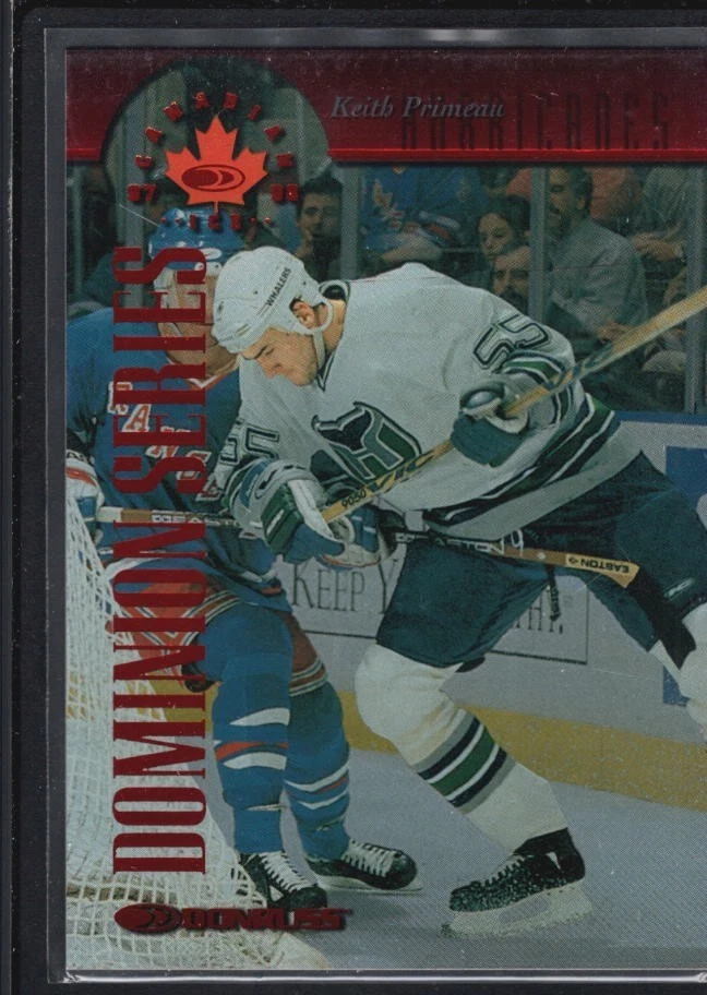 KEITH PRIMEAU 1997/98 DONRUSS CANADIAN ICE #22 DOMINION HURRICANES SP #145/150 - Image 1 of 1