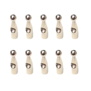 Pack Of 10 Umbrella Tail Head Beads Rust Resistant Metal Tail Beads For 4mm - Picture 1 of 10