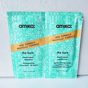 Amika The Kure Bond Repair Shampoo & Conditioner Sample, 10+10ml, Brand New! - Picture 1 of 3