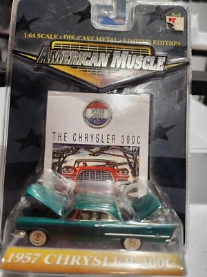 ERTL AMERICAN MUSCLE LIMITED EDITION GREEN 1957 CHRYSLER 300C - Image 1 of 2