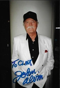 John Alvin, 1917-2009, 4x6 Candid Photo Signed - Picture 1 of 1