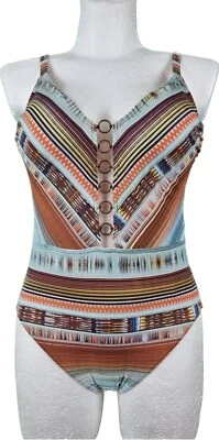 Opera Badeanzug Größe 38 B, C - 42 D Cup Bademode Schwimmanzug Mehrfarbig Sommer - Bild 1 von 4