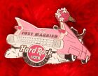 Hard Rock Cafe Pin Riviera Maya Hotel Pink Cadillac Car Just Married Hat Lapel