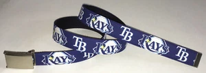 Tampa Bay Devil Rays GÜRTEL & Schnalle Baseball Fan Game Gear Team Pro MLB Logo Shop - Bild 1 von 3