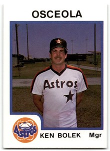 1987 ProCards Ken Bolek Osceola Astros #957