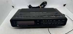 VINTAGE GAF ELECTRONIC CLOCK RADIO FM/AM, ANALOG AND DIGITAL DESPLAY - Picture 1 of 12