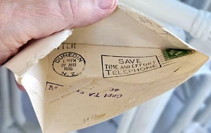 "TWICE-USED" 1930 COVER NEW ZEALAND TO CANADA, SOUTH AMERICA, ENGLAND - Picture 1 of 3