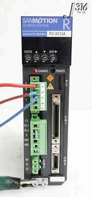 26815 SANYO DENKI Sanmotion R - AC Servo Ampl , O/P: 3PH, 0-326V, 2.5A RS1A01AA - Bild 1 von 4