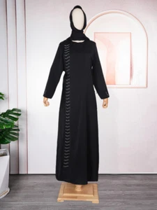 Dubai Women Dress Ramadan Clothing Muslim Islamic Abaya Kaftan Party Gown L-XXXL - Picture 1 of 28