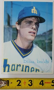 5" X 7" 1980 TOPPS Baseball MLB Card BRUCE BOCHTE Seattle MARINERS First Base - Picture 1 of 2