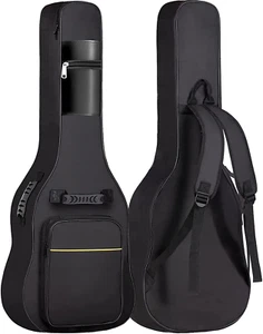 Acoustic Guitar Gig Bag - 0.35 Inch Sponge Padding, Fits 39-41 Inch, Waterproof - Picture 1 of 12