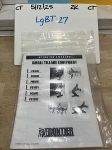 Frontier Operators Manual 5TITE51107 Small Tillage Equipment - Picture 1 of 2