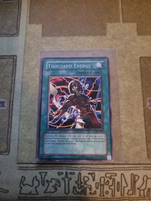YUGIOH THOUSAND ENERGY AST-097 RARE UNLIMITED ED VLP 1996 - Image 1 of 2