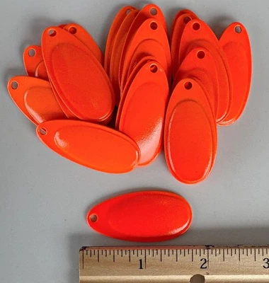 Pkg of 25 each Size 5 Premium .032 gauge French Blades/Glow (Luminous) Orange - Image 1 of 2