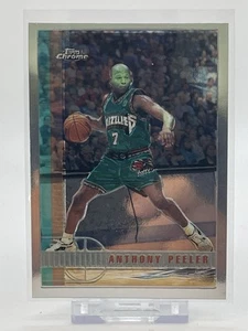 1997-98 Topps Chrome Basketball Card #78 Anthony Peeler Vancouver Grizzlies - Picture 1 of 2