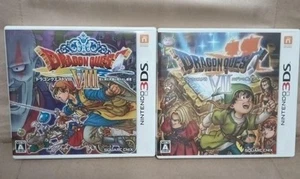 Dragon Quest VII VIII 7 8 2Games set Nintendo 3DS Japanese ver Tested Games - Picture 1 of 7