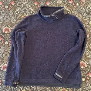 SUÉTER A PRESIÓN Kuhl para mujer HYGGE™ pequeño tinta azul polar cruzado ribete de cinta - Imagen 1 de 19